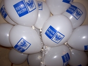 Печать логотипа на воздушных шарах(Новосибирск)